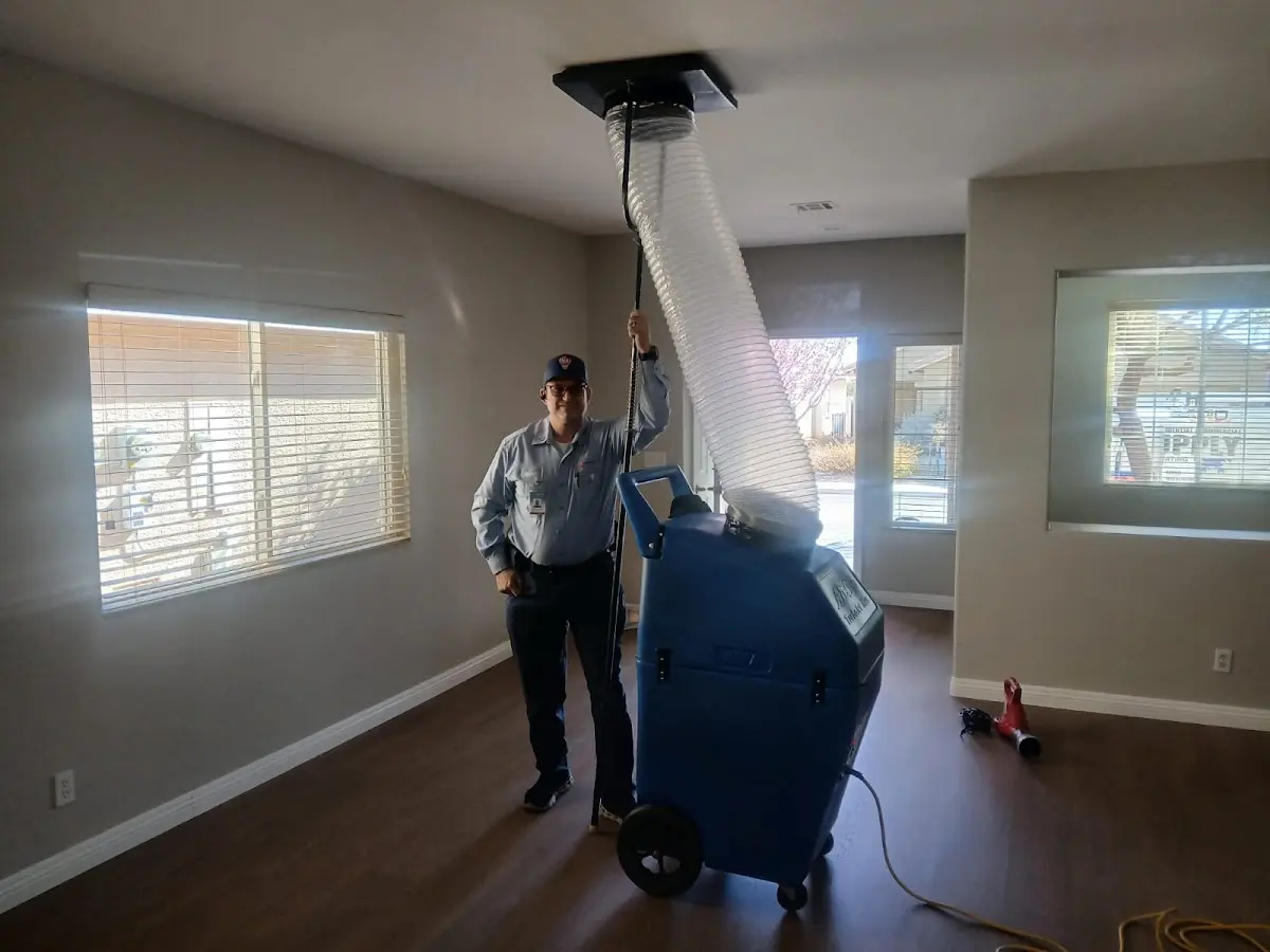Professional Dryer Vent Cleaning work inside a Kailua home